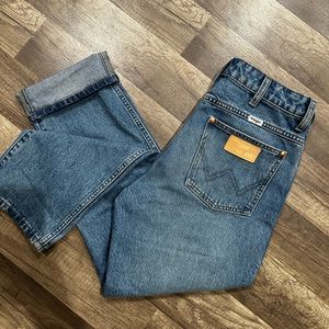 Wild West wrangler crop jeans